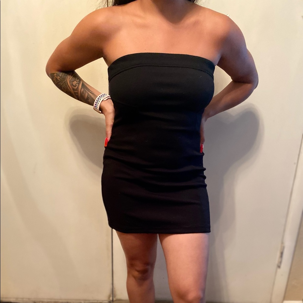 Micro mini tube dress